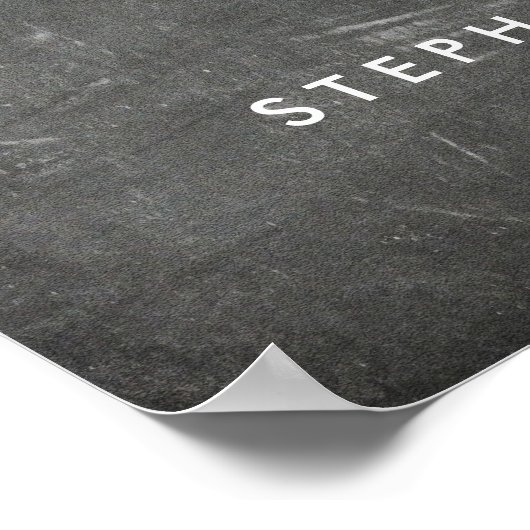 Jamais | Affiche de bienvenue Mariage de tableau d (Coin)