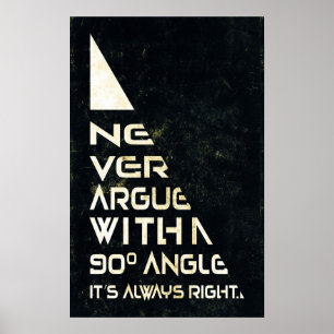 Jamais Argue - Poster Math
