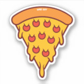 Jamais Assez Sticker Au Vinyle Coupé Sur Mesure (Devant)