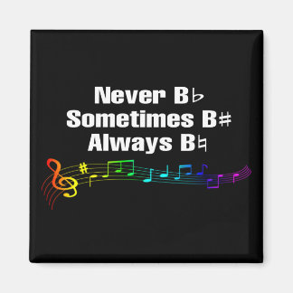Jamais B Plat, Parfois B Sharp Magnet
