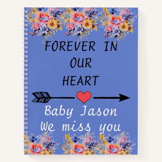 Jamais dans notre coeur chagrin journal de fausse  (Devant)