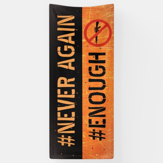 Jamais encore bannière de protestation de réforme (Vertical)