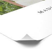 Jamais | Impression Mariage personnalisée (Coin)