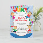 JAMAIS ! Invitation au trampoline Bounce House Gym (Debout devant)