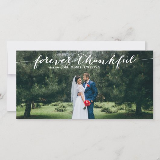 Jamais Merci main Lettré Mariage Merci I (Devant)