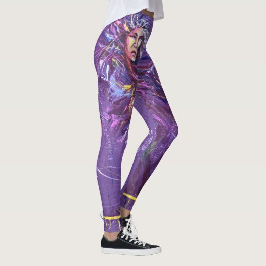 Jamais Mighty You & I leggings de l'artiste Dana T (Droite)