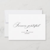 JAMAIS RECONNU | CARTE DE REMERCIEMENTS MARIAGE (Devant)