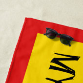 "JAMAIS TOUCHER MA SERVIETTE DE PLAGE !" (Noir, Ro (En situation)