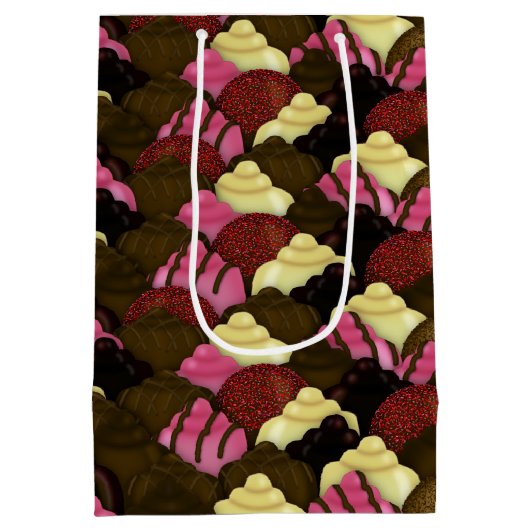 Jamais trop de sac cadeau au chocolat (Dos)