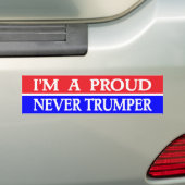 JAMAIS TRUMPER Bumper Sticker 2020 élection (En voiture)