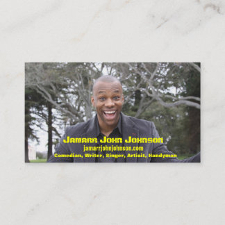Jamarr John Johnson Visitekaartje