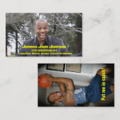 Jamarr John Johnson Visitekaartje (Voorkant / Achterkant)