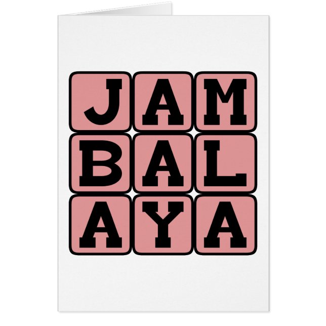 Jambalaya, accompagnement cajun (Devant)