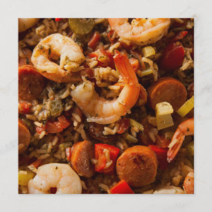 Jambalaya - Cajun Invite! Kaart