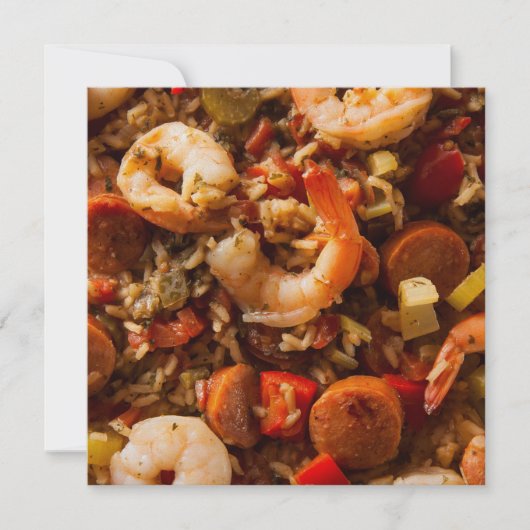 Jambalaya - Invitation Cajun ! (Devant)