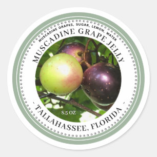Jambe de raisin de muscade avec Étiquette de gelée