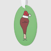 Jambe de Turquie vacances de port de Noël de (devant)