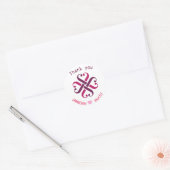 Jamberry bedankt dat je envelopzegels mailt ronde sticker (Envelop)
