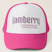 Jamberry plum en raspberry Trucker hat