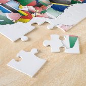 Jambo Habari Afrika! Ik hou van Afrika Legpuzzel (Zijkant)