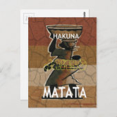 Jambo Habari Hakuna Matata. Briefkaart (Voorkant / Achterkant)