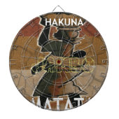 Jambo Habari Hakuna Matata. Dartbord (Voorkant)