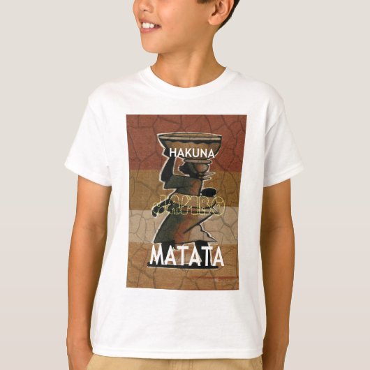Jambo Habari Hakuna Matata. T-shirt (Voorkant)