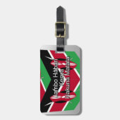 Jambo Habari ! Kenia Hakuna Matata Bagagelabel (Voorkant verticaal)