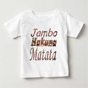 Jambo Hakuna Matata Afrikaanse  kunst Print