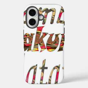 Jambo Hakuna Matata Afrikaanse kunst Print iPhone 16 Hoesje