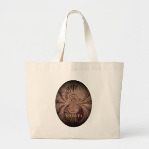 Jambo Hakuna Matata Kenya Giraffe Safari Woven Grote Tote Bag