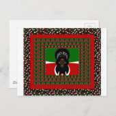 Jambo Kenya Kunstdruk Briefkaart (Voorkant / Achterkant)