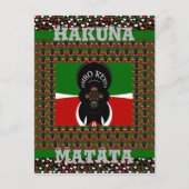 Jambo Kenya Kunstdruk Briefkaart (Voorkant)