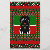 Jambo Kenya Kunstdruk Briefpapier (Voorkant)