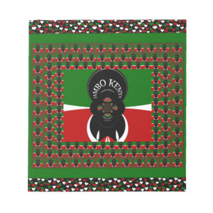 Jambo Kenya Kunstdruk Notitieblok