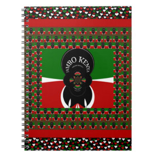 Jambo Kenya Kunstdruk Notitieboek
