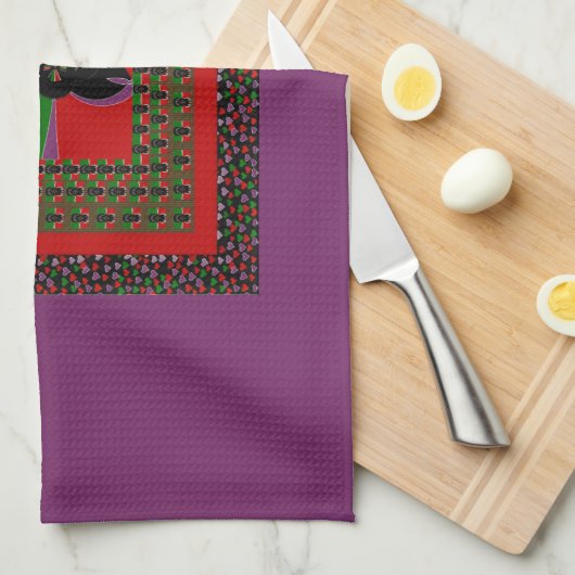 Jambo Kenya Kunstdruk Theedoek (Quarter Fold)