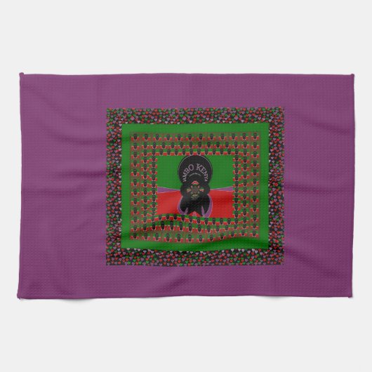 Jambo Kenya Kunstdruk Theedoek (Horizontaal)