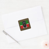 Jambo Kenya Kunstdruk Vierkante Sticker (Envelop)