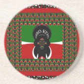 Jambo Kenya Kunstdruk Zandsteen Onderzetter (Voorkant)
