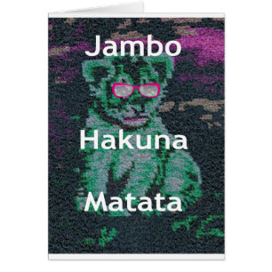 Jambo lionceau hakuna matata