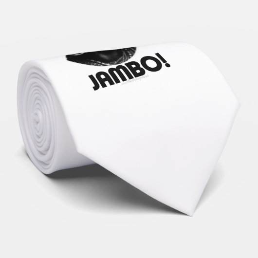 JAMBO! Swahili Greeting Stropdas (Opgerold)