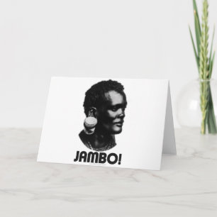 JAMBO! Swahili Groet Kaart