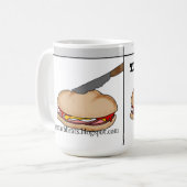 Jambon de Taylor, oeuf, et tasse de fromage (Devant gauche)