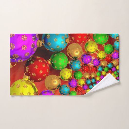 Jamboree d'ornement de Noël (Serviette à main)