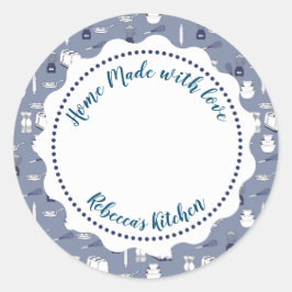 Jamconserve-etiket  | Thuisgemaakte weckpot Ronde Sticker