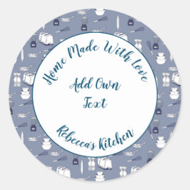 Jamconserveringslabel  | Thuisgemaakt productlabel Ronde Sticker