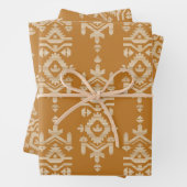 Jamdani Print Folk Pattern Inpakpapier Vel (In situ)