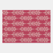 Jamdani Print Folk Pattern Inpakpapier Vel (Voorkant 3)
