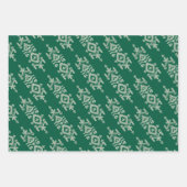 Jamdani Print Folk Pattern Inpakpapier Vel (Voorkant 2)